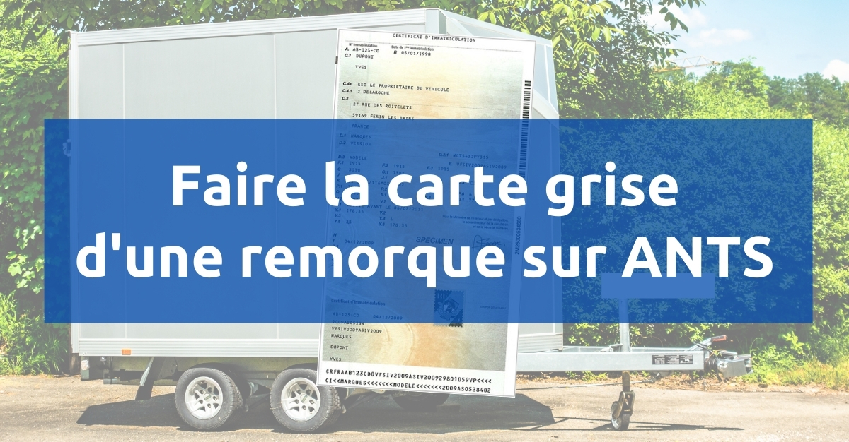 Comment faire la carte grise d'une moto sur l'ANTS